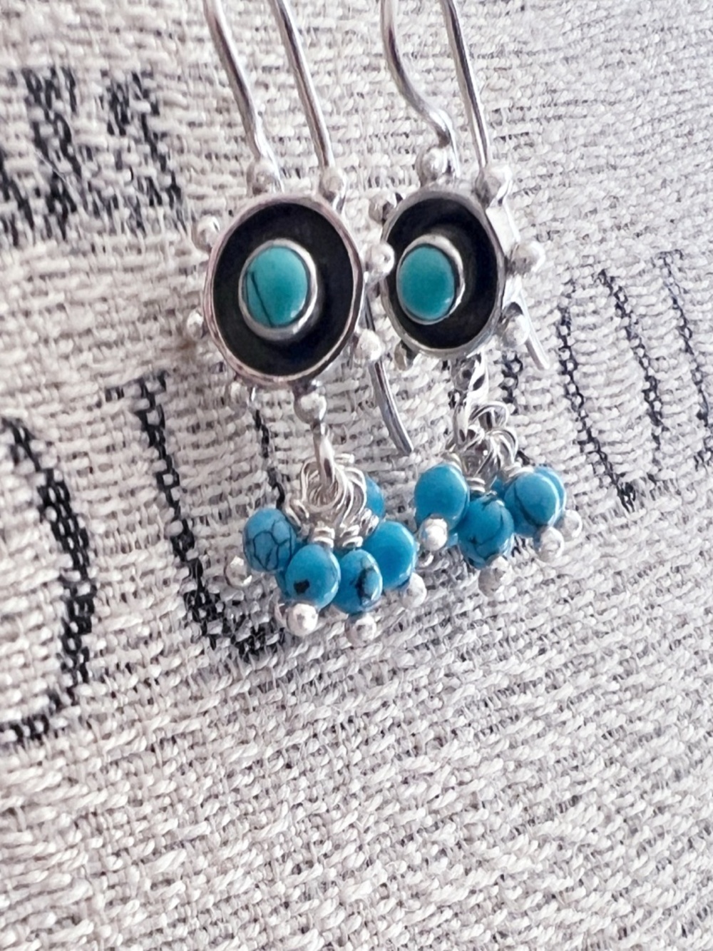 Sterling Silver Turquoise Earrings